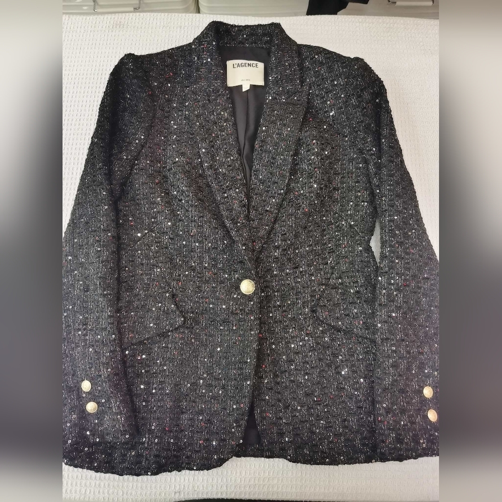 L'Agence Sequin Chamberlain Blazer - Picture 2 of 7